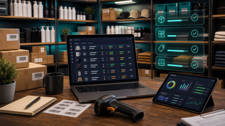 Product Management at Scale full-bleed AI-generated ecommerce thumbnail