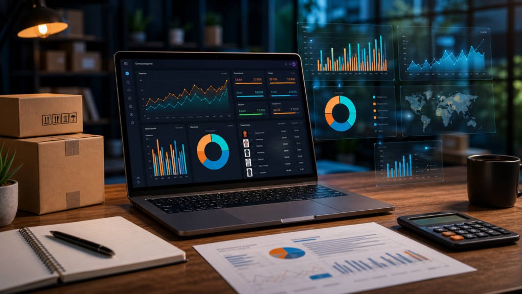 Sales Performance full-bleed AI-generated ecommerce thumbnail
