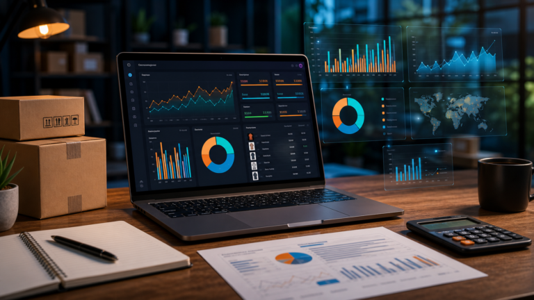 Sales Performance full-bleed AI-generated ecommerce thumbnail